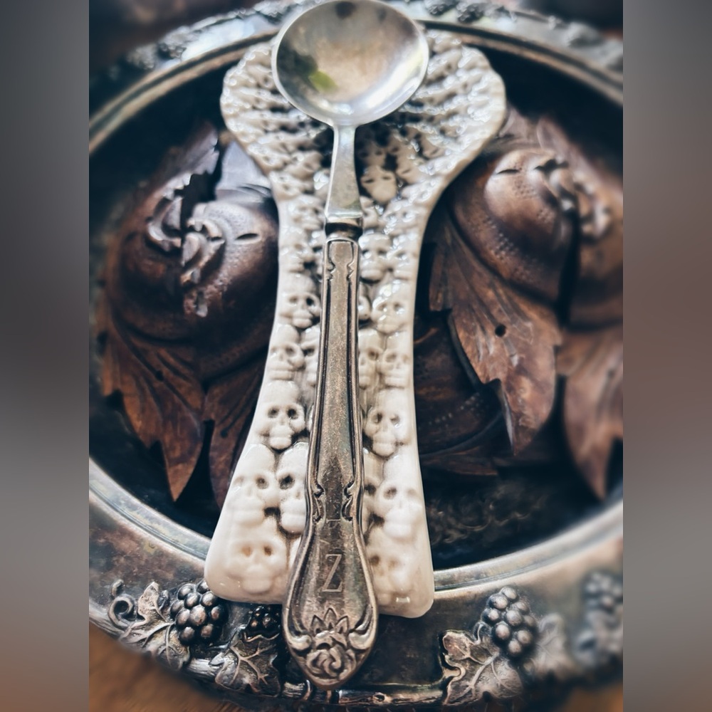 Spoon Dish Skulls Skulls Skulls - Picture 12 of 12